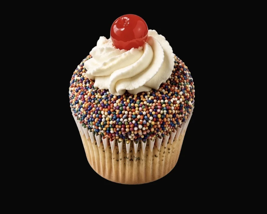 Banana Split Cupcake