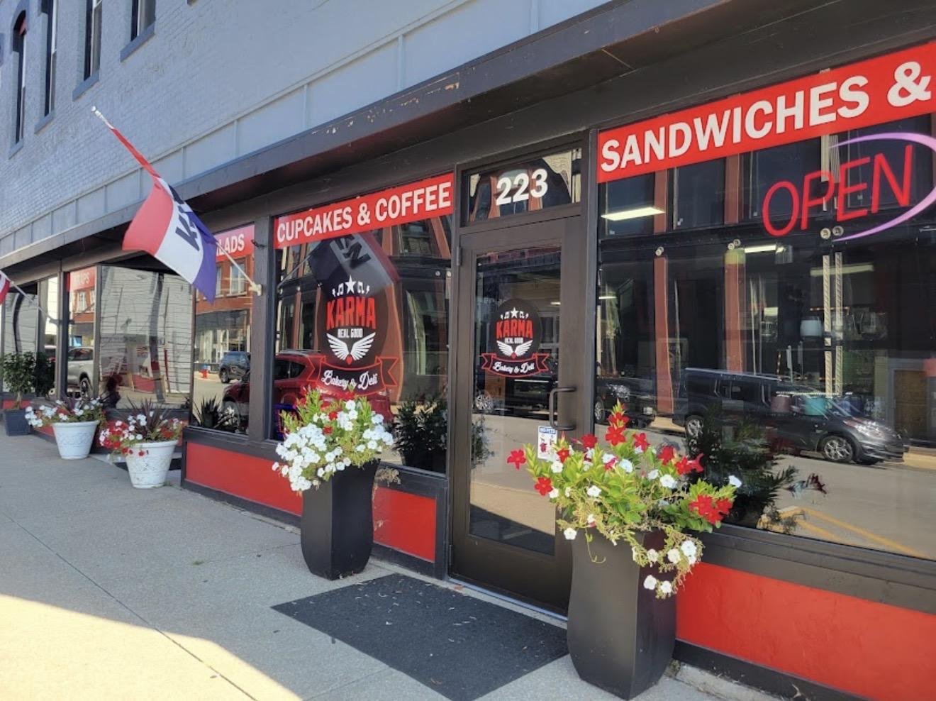 Karma Bakery and Deli storefront at 223 S 5th Street
